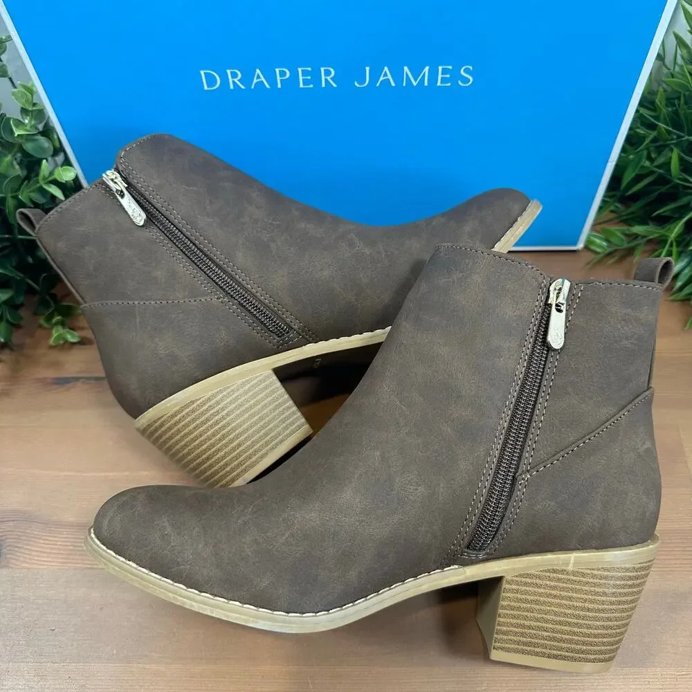 Draper James Women's Elle Chelsea Brown Boots Size 11 - Picture 4 of 7